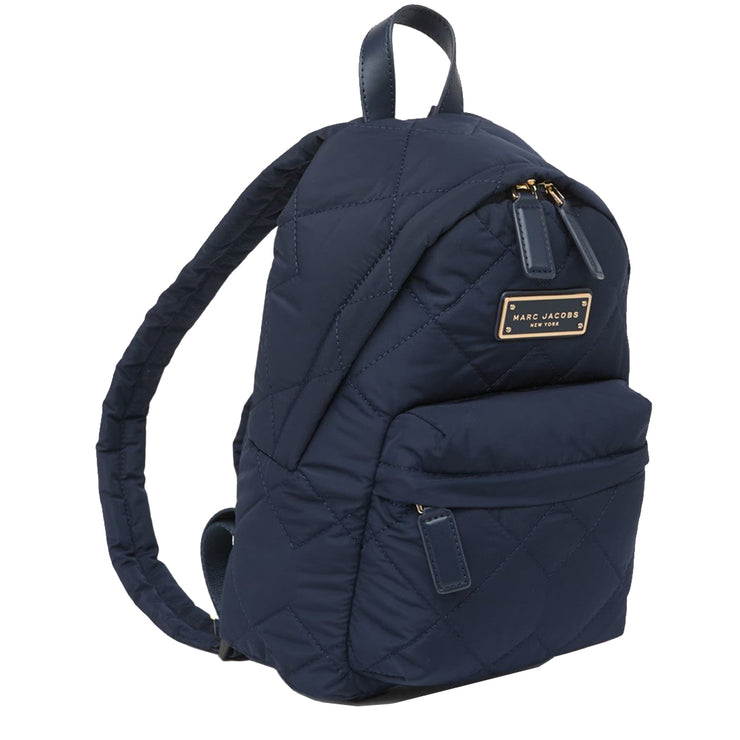 Marc Jacobs Quilted Nylon Mini Backpack Bag in Sailor Blue –