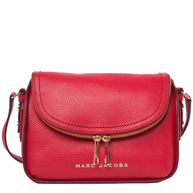 Marc Jacobs The Groove Leather Mini Messenger Bag in Fire Red M0016932 ...