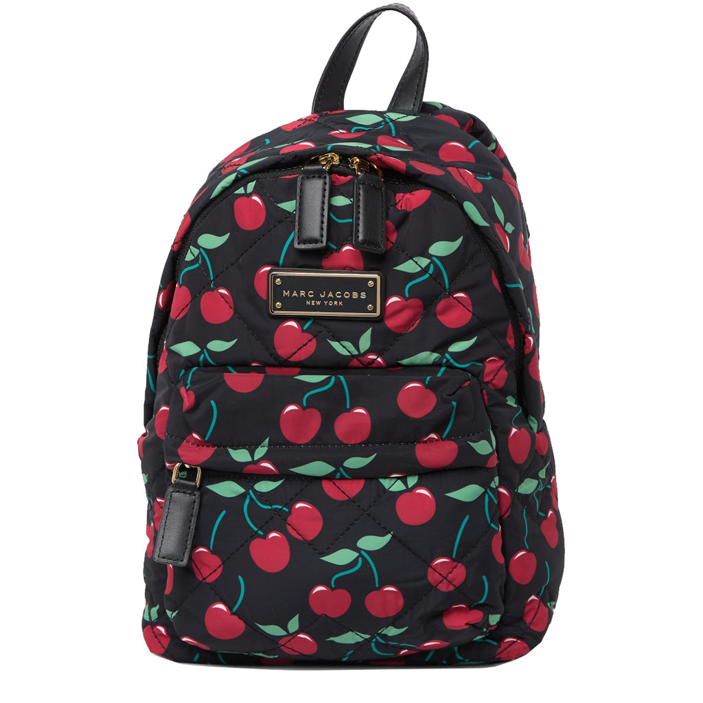 Marc Jacobs Quilted Nylon Mini Backpack in Black Cherries  display picture 2