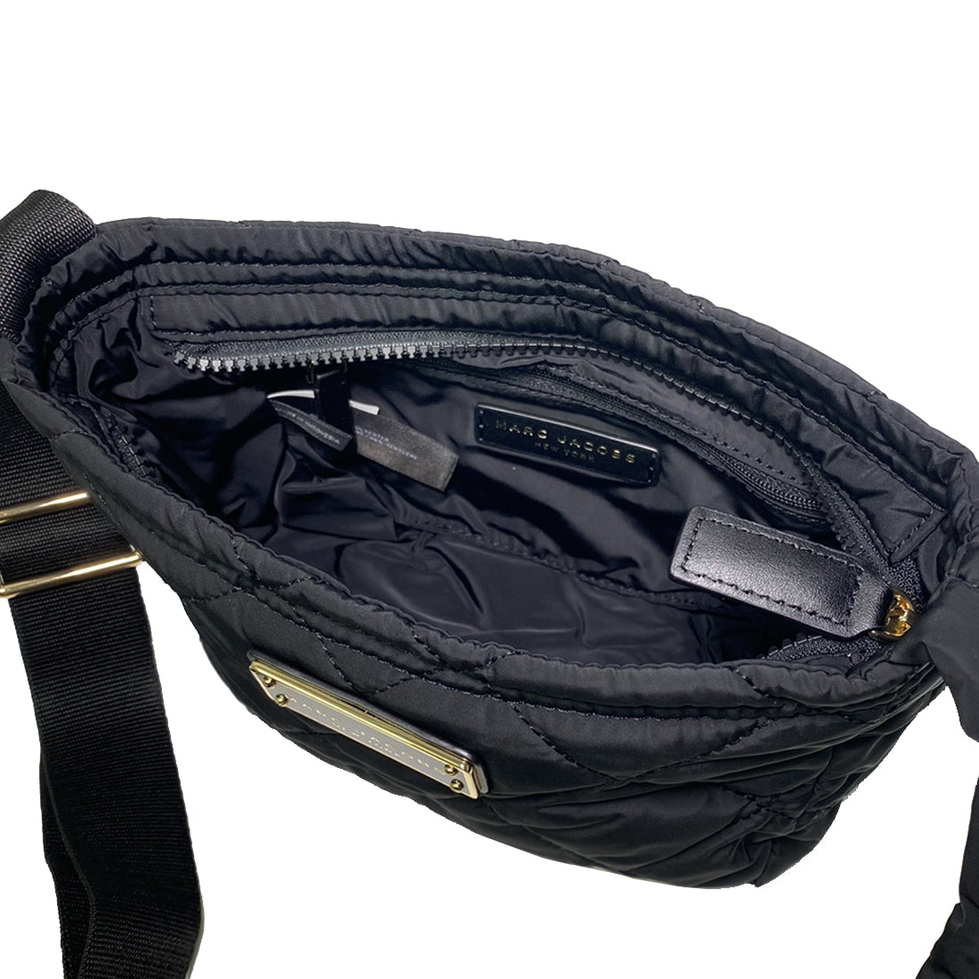 Marc Jacobs Quilted Nylon Crossbody Bag in Black H107M06SP21