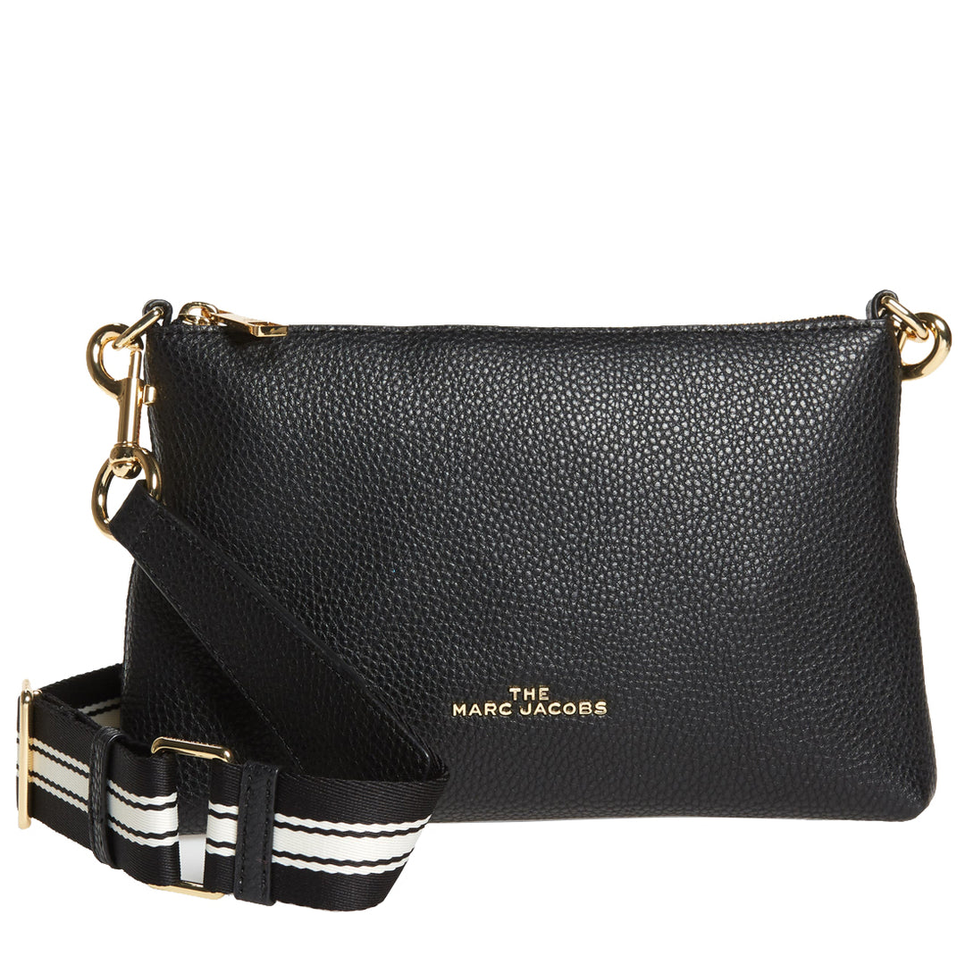 Marc Jacobs The Swifty Leather Crossbody Bag in Black