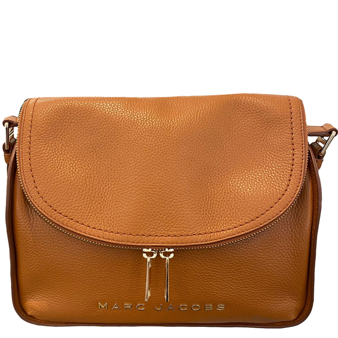 Marc Jacobs The Groove Leather Messenger Bag in Smoked Almond M0016931