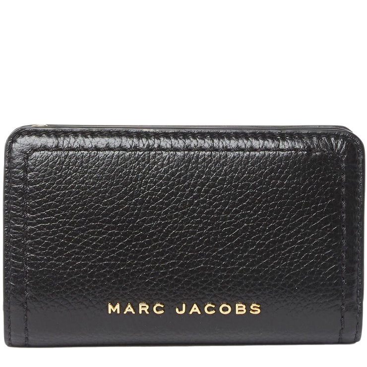 Marc Jacobs Topstitched Compact Zip Wallet