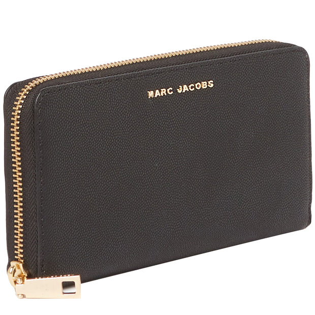 Marc Jacobs Textured Leather Continental Wallet in Black M0016995