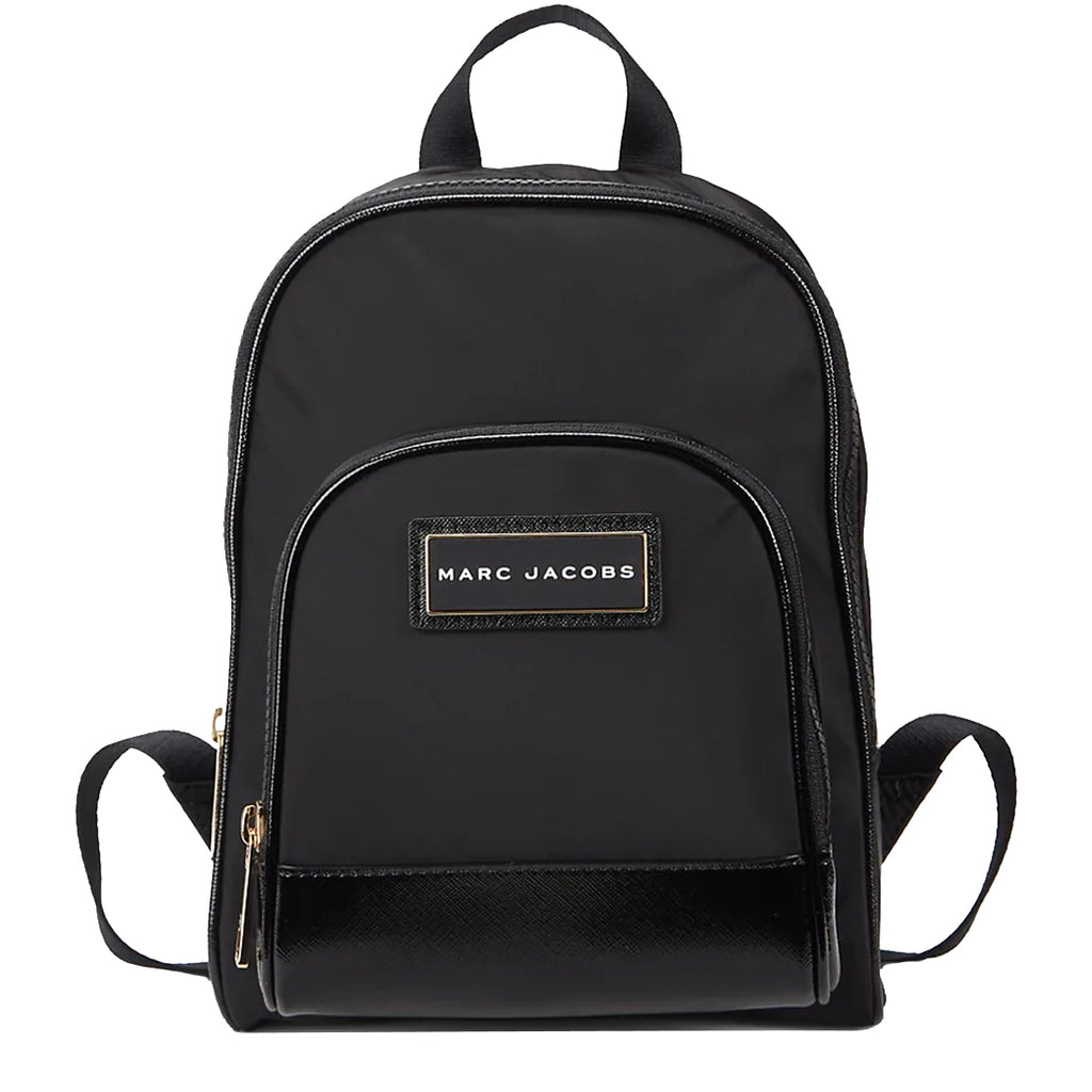 Marc Jacobs Logo Nylon Backpack Bag in Black M0016389