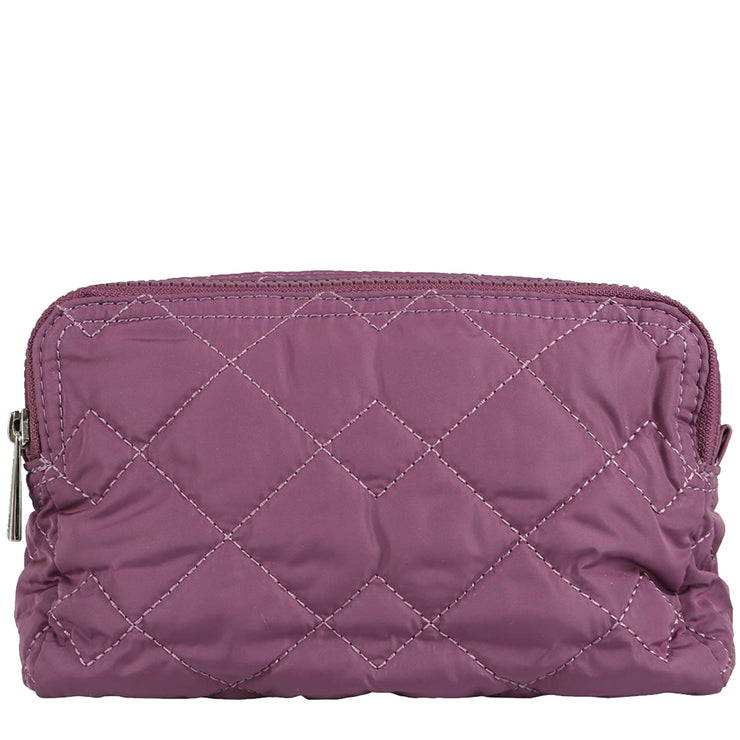 Marc Jacobs Quilted Nylon Double Zip Cosmetics Pouch