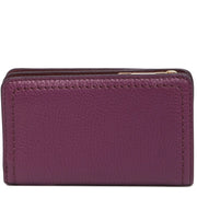 Marc Jacobs Topstitched Compact Zip Wallet