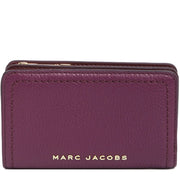 Marc Jacobs Topstitched Compact Zip Wallet