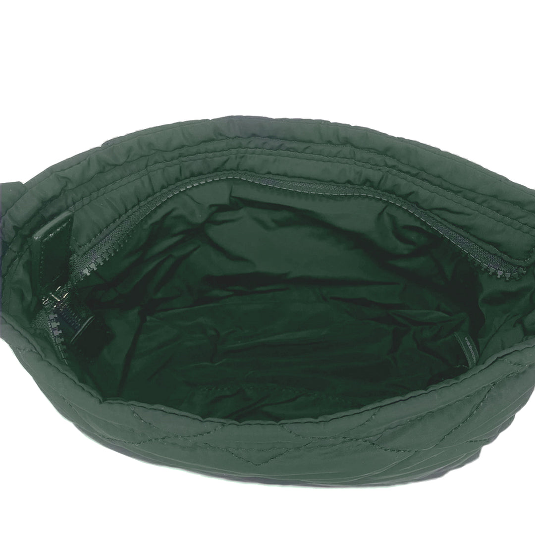 Marc Jacobs Quilted Nylon Crossbody Bag in Kombu Green