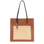 Marc Jacobs Grind Colorblock Leather Tote Bag