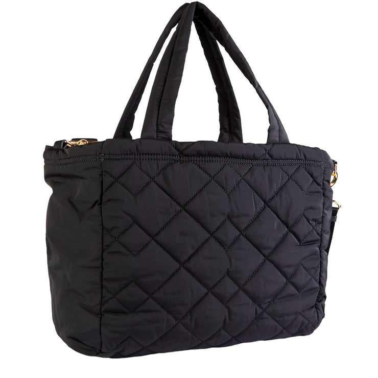 Marc Jacobs Quilted Nylon Diaper Baby Bag & Changing Pad 