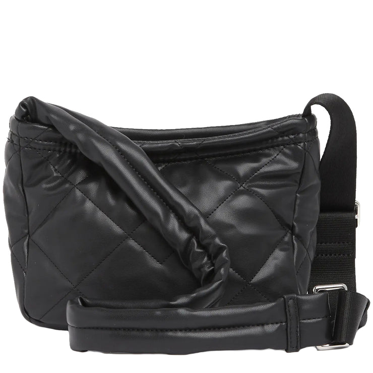 Quilted sales messenger bag
