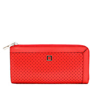 Lodis Catalina Liv Zip Around Wallet- Coral