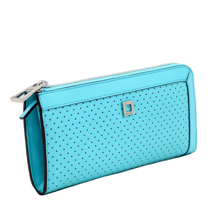 Lodis Catalina Liv Zip Around Wallet- Ocean