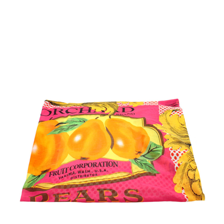 Echo 'Pear Label Conversational' Scarf- Cherry