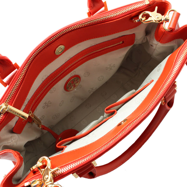 Tory Burch Bag Robinson Double Zip Top Tote –