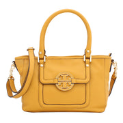 Tory Burch Amanda Mini Satchel Bag- Honey Mustard