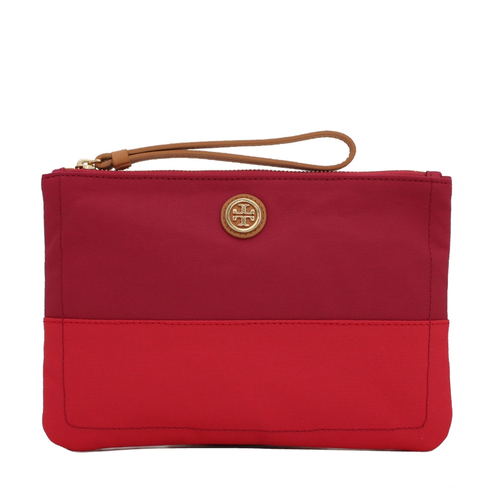 Tory Burch Jaden Wristlet Clutch Bag PinkOrchard