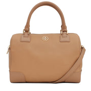 Tory Burch Robinson Middy Satchel Bag- Sand