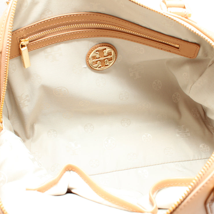 Tory Burch Robinson Middy Satchel Bag- Sand