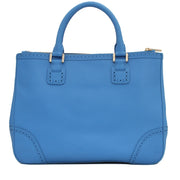 Tory Burch Robinson Spectator Double Zip Tote Bag- Ocean Breeze