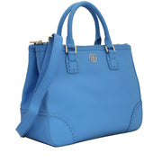 Tory Burch Robinson Spectator Double Zip Tote Bag- Ocean Breeze