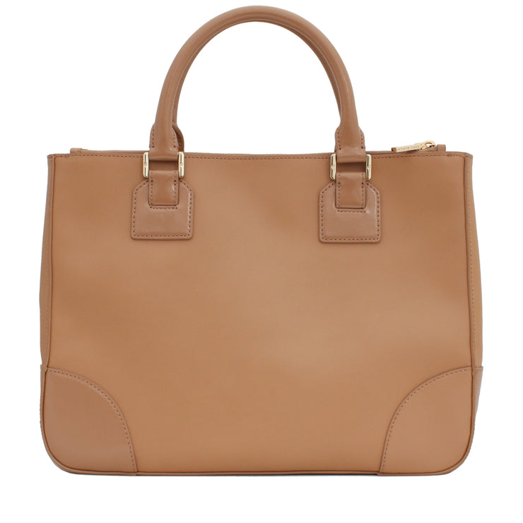 Tory Burch Robinson Double Zip Tote Bag PinkOrchard