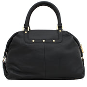 Tory Burch Amanda Slouchy Satchel Bag- Black