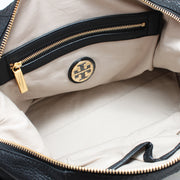 Tory Burch Amanda Slouchy Satchel Bag- Black