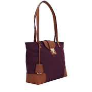 Tory Burch Penn Mini Tote Bag- Dark Plum