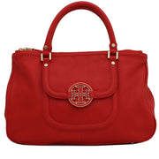 Tory Burch Amanda Double Zip Tote Bag- Flame Red