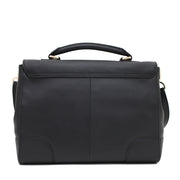 Tory Burch Robinson Top Handle Satchel Bag- Black