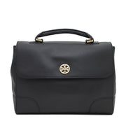 Tory Burch Robinson Top Handle Satchel Bag- Black