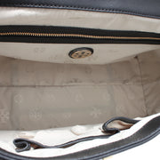 Tory Burch Robinson Top Handle Satchel Bag- Black