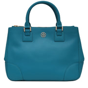 Tory Burch Robinson Double Zip Tote Bag- Electric Eel