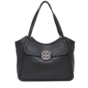 Tory Burch Amanda Small Easy Tote Bag- Black