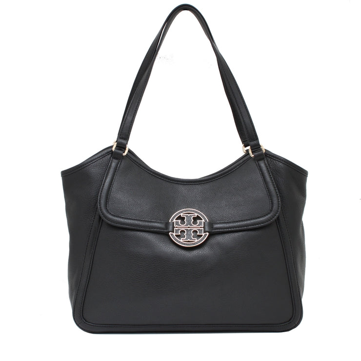Tory Burch Amanda Small Easy Tote Bag- Black
