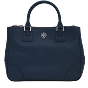 Tory Burch Robinson Double Zip Tote Bag- Night Sky