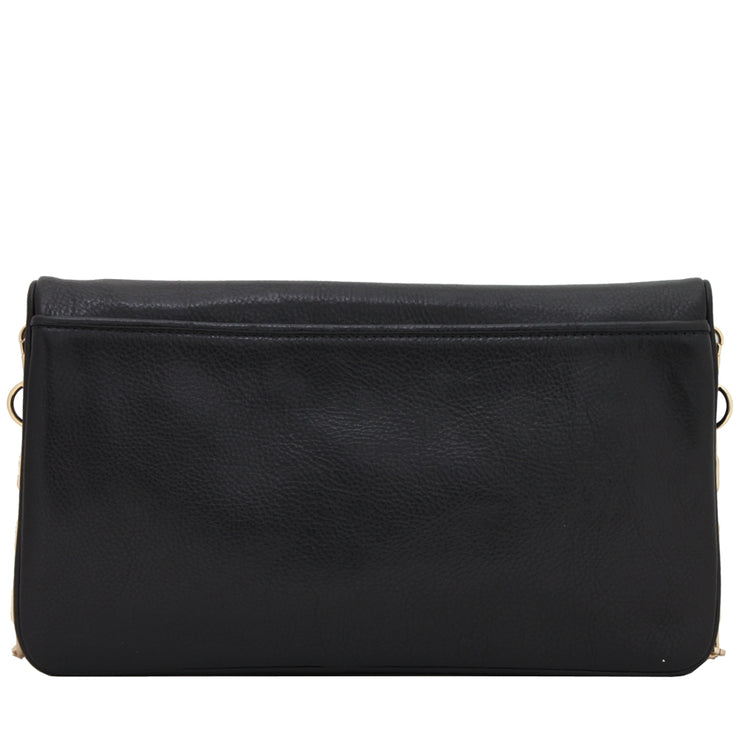 Tory Burch Bombe Reva Clutch Shoulder Bag- Black