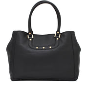 Tory Burch Amanda East West Tote Bag- Black
