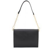 Tory Burch Robinson Envelope Clutch Bag- Black