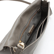Tory Burch Brody Leather Clutch- Crossbody Bag- Deep Berry