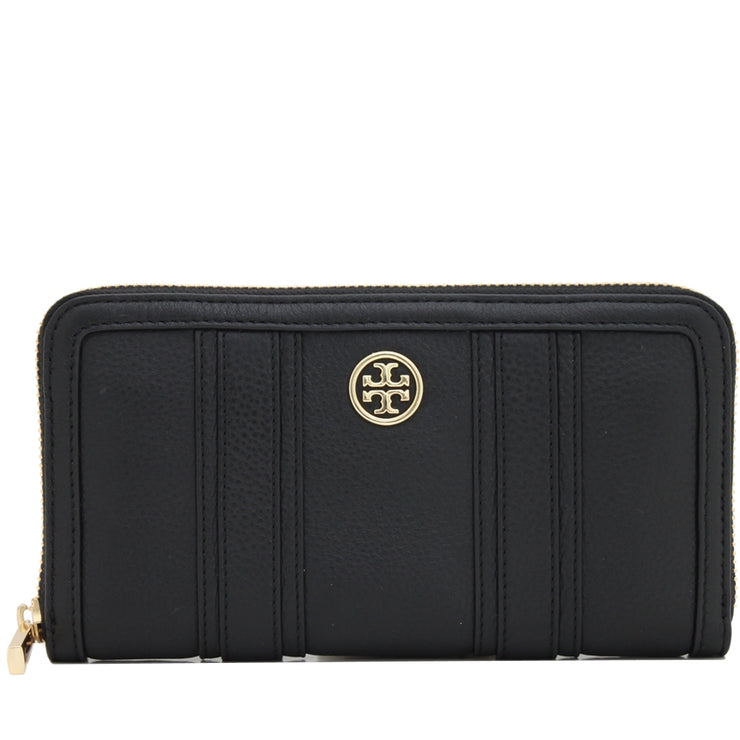 Tory Burch Landon Continental Wallet- Black
