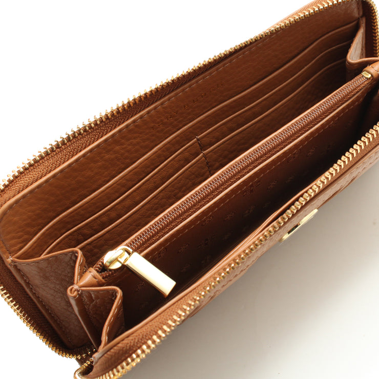 Tory Burch Landon Continental Wallet- Black