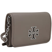 Tory Burch Britten Combo Crossbody Bag- French Gray