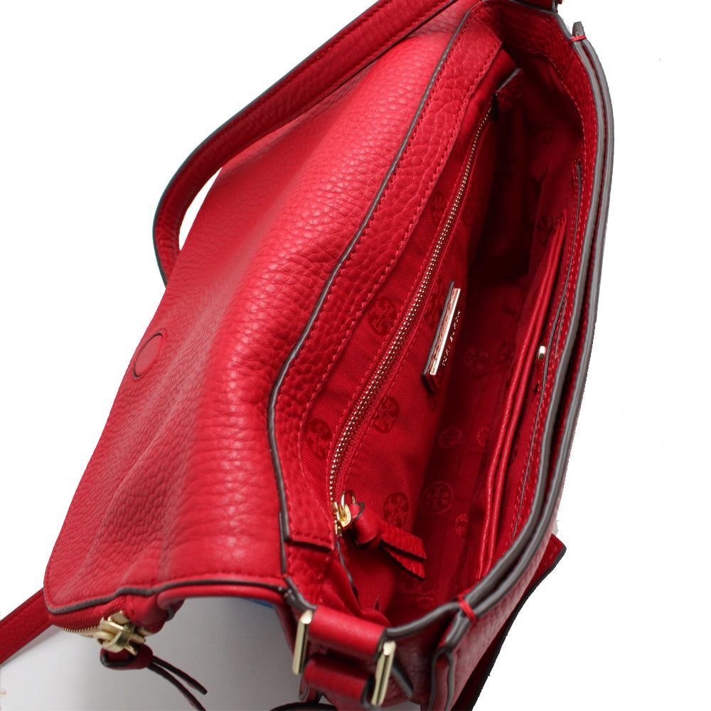 Tory Burch Robinson Pebbled Leather Messenger Bag  display picture 1