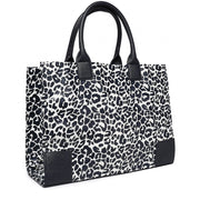 Tory Burch Ella Printed Tote Bag- Large Clouded Leopard