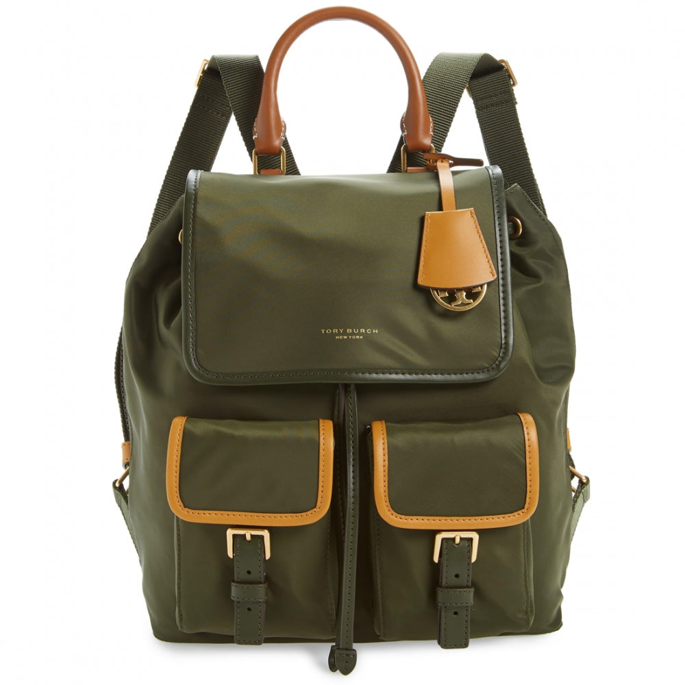 Perry nylon flap backpack online