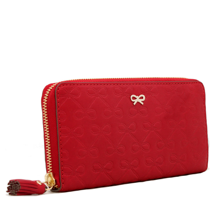 Anya Hindmarch Leather Wallet- Red