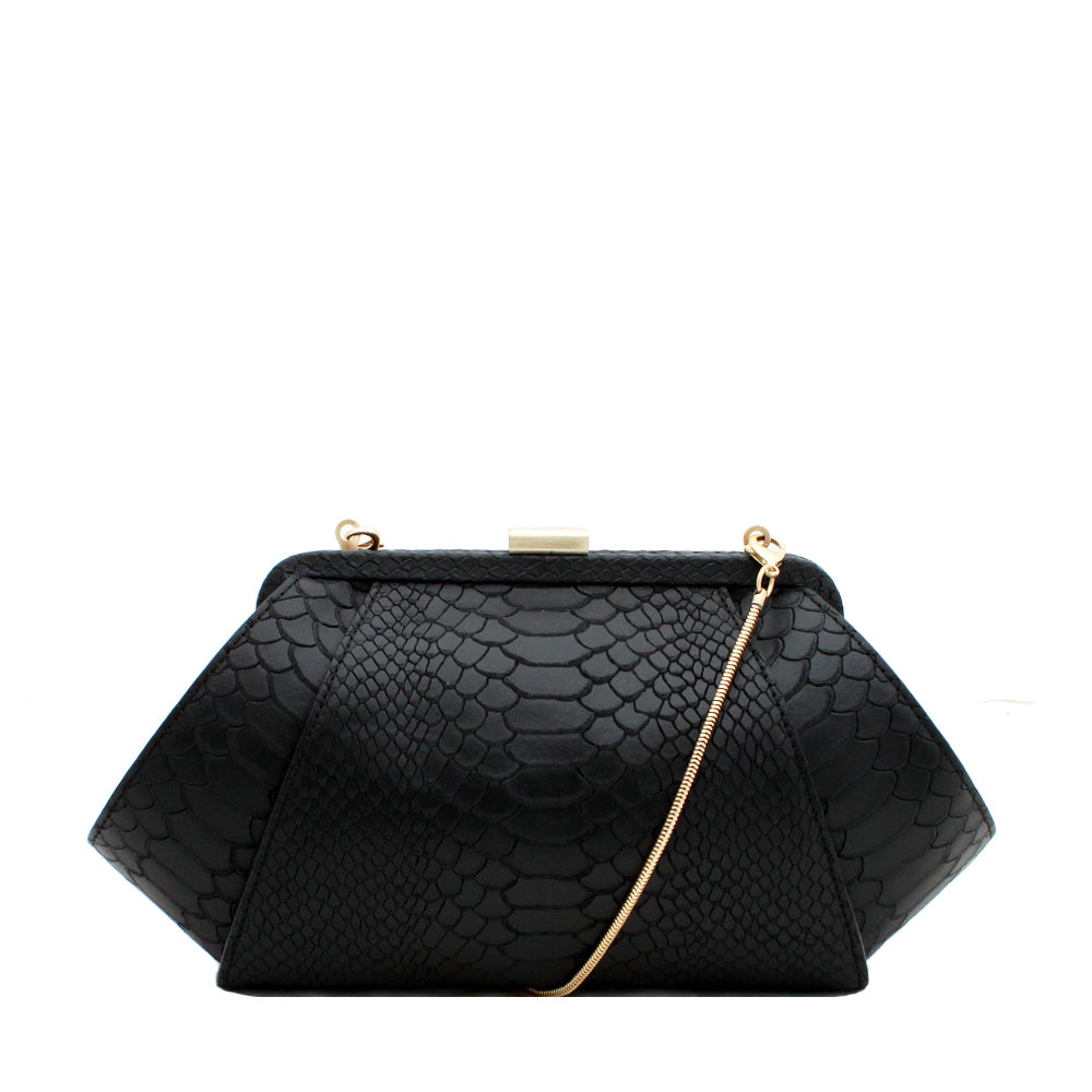 Leather Purse Zac Posen Black Bag Zac Posen Bag Clutch –